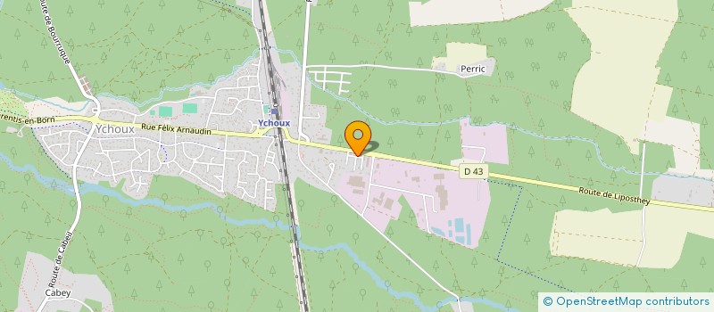 localisation de l'entreprise MONSIEUR JEAN-CHARLES LECROART  YCHOUX