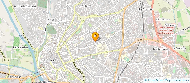 localisation de l'entreprise MONSIEUR JEAN-CHARLES LEMAIRE  BEZIERS