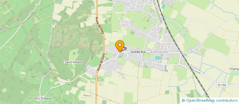 localisation de l'entreprise MONSIEUR JEAN-CHARLES LEROY  FONTAINES