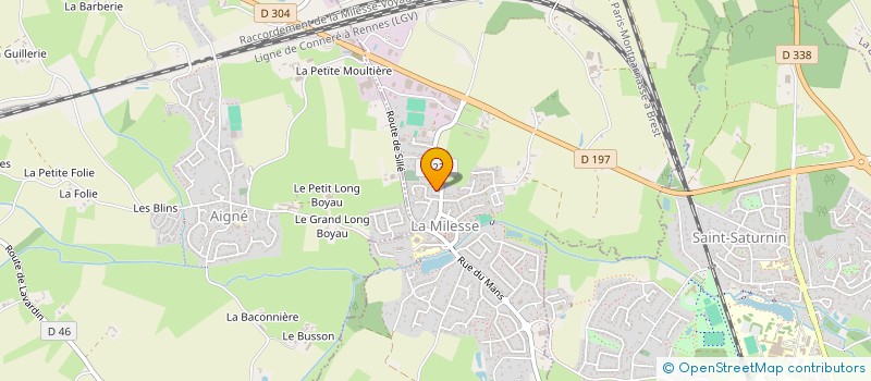 localisation de l'entreprise MONSIEUR JEAN CHARLES LEROY  LA CHAPELLE-SAINT-AUBIN