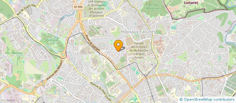 localisation de l'entreprise MONSIEUR JEAN CHARLES LESIEUR à MONTPELLIER