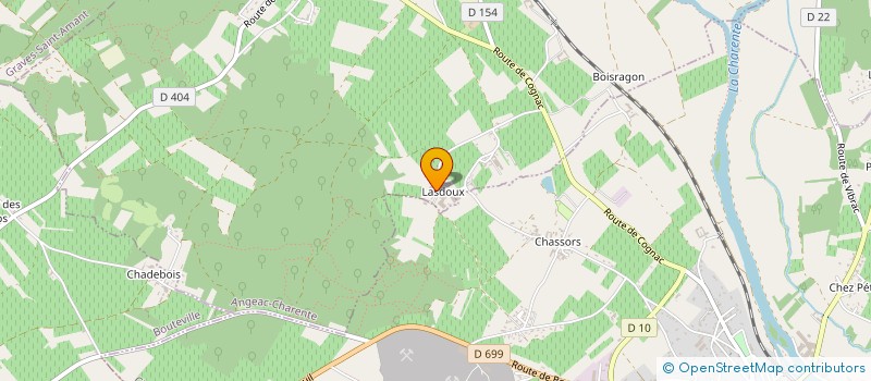 localisation de l'entreprise MONSIEUR JEAN CHARLES LHERAUD à ANGEAC-CHARENTE