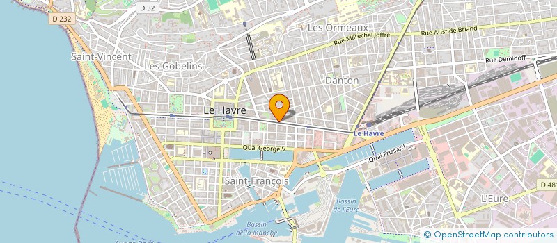 localisation de l'entreprise MONSIEUR JEAN-CHARLES MANQUIN à LE HAVRE