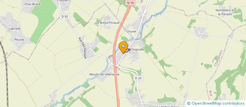 localisation de l'entreprise MONSIEUR JEAN-CHARLES MARCON à CHAMPNIERS