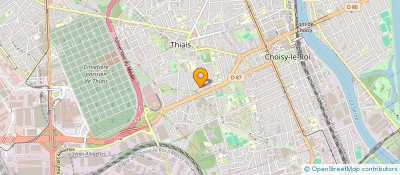 localisation de l'entreprise MONSIEUR JEAN-CHARLES MARIE  THIAIS