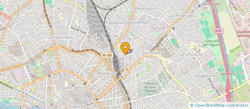 localisation de l'entreprise MONSIEUR JEAN-CHARLES MARTIN à TOULOUSE