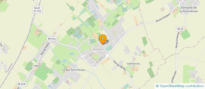 localisation de l'entreprise MONSIEUR JEAN CHARLES MINEBOIS à AUBERS