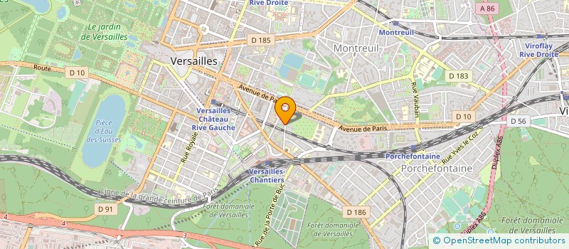 localisation de l'entreprise MONSIEUR JEAN-CHARLES MIQUEL à VERSAILLES