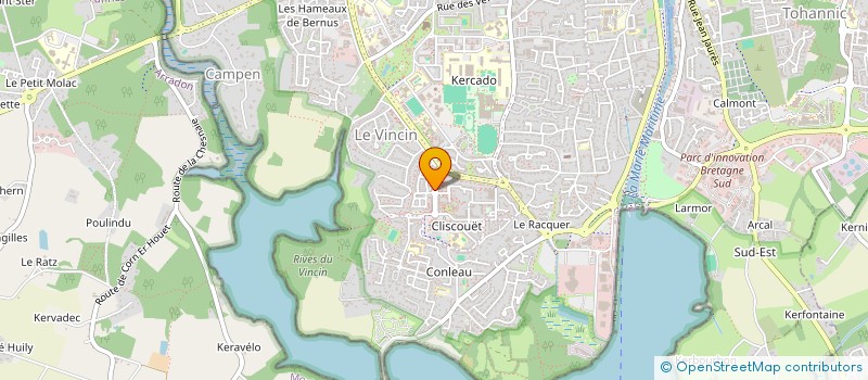 localisation de l'entreprise MONSIEUR JEAN CHARLES MONNERAYE à VANNES