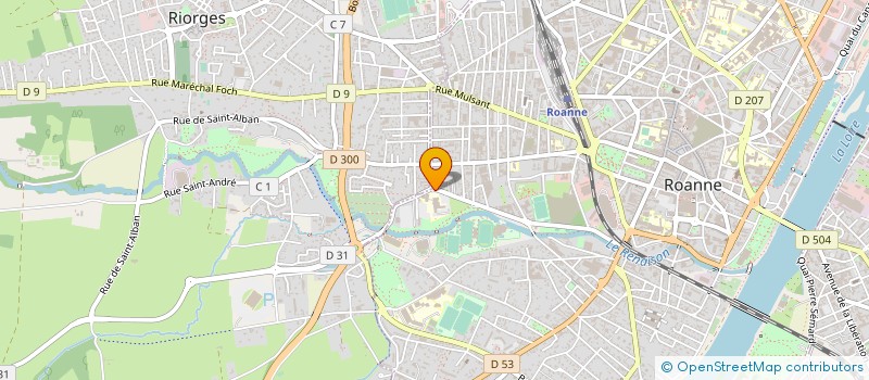 localisation de l'entreprise MONSIEUR JEAN-CHARLES MONTOY  ROANNE