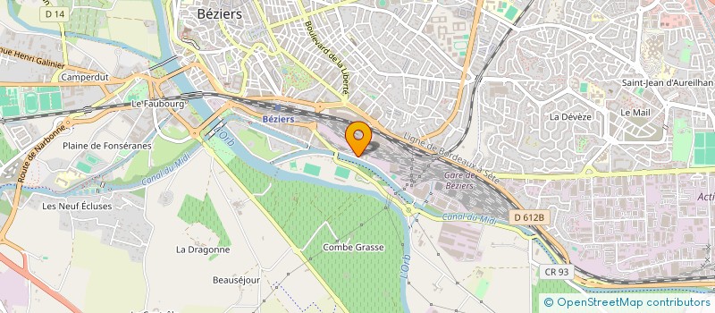 localisation de l'entreprise MONSIEUR JEAN-CHARLES MUNOZ à BEZIERS