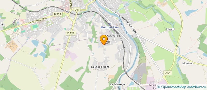 localisation de l'entreprise MONSIEUR JEAN CHARLES NIBAUDEAU  SAULGE