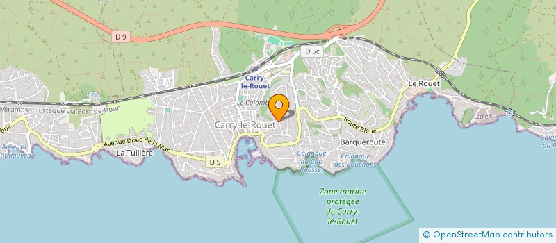 localisation de l'entreprise MONSIEUR JEAN-CHARLES NICOLAS  CARRY-LE-ROUET