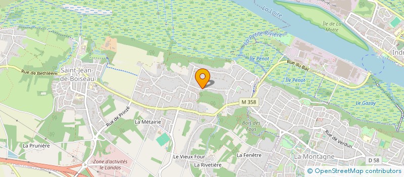 localisation de l'entreprise MONSIEUR JEAN CHARLES NOUEL  SAINT-JEAN-DE-BOISEAU