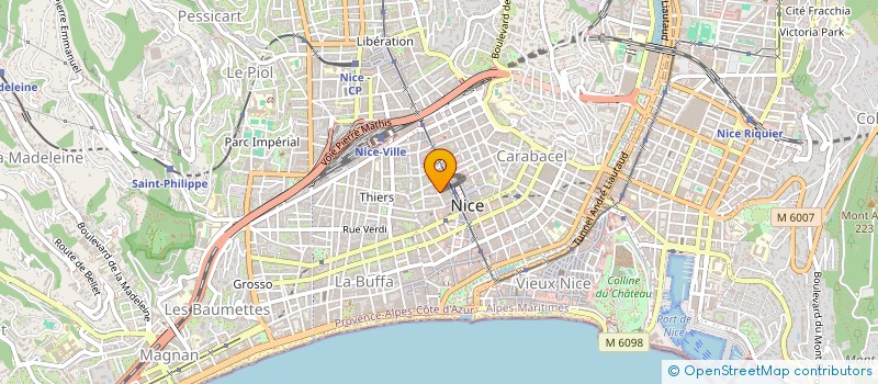 localisation de l'entreprise MONSIEUR JEAN-CHARLES ORLANDINI  NICE