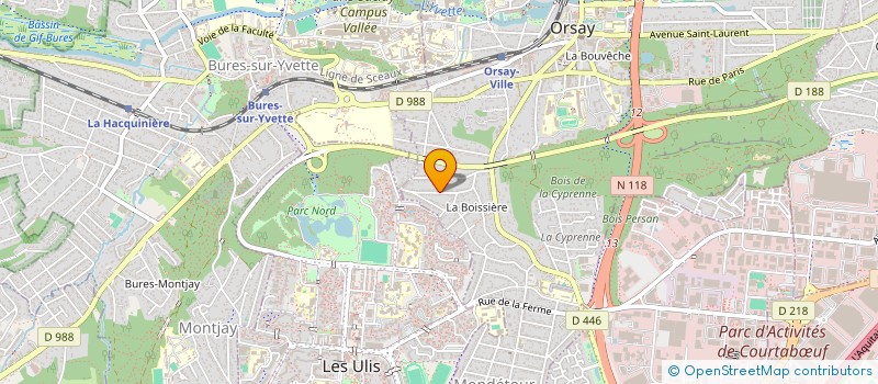 localisation de l'entreprise MONSIEUR JEAN-CHARLES PALAU  ORSAY