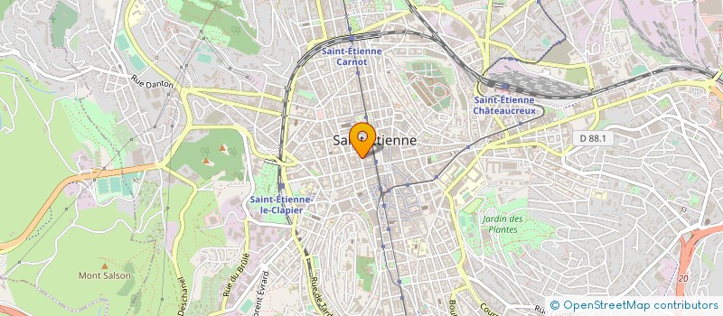 localisation de l'entreprise MONSIEUR JEAN-CHARLES PARAS  SAINT-ETIENNE