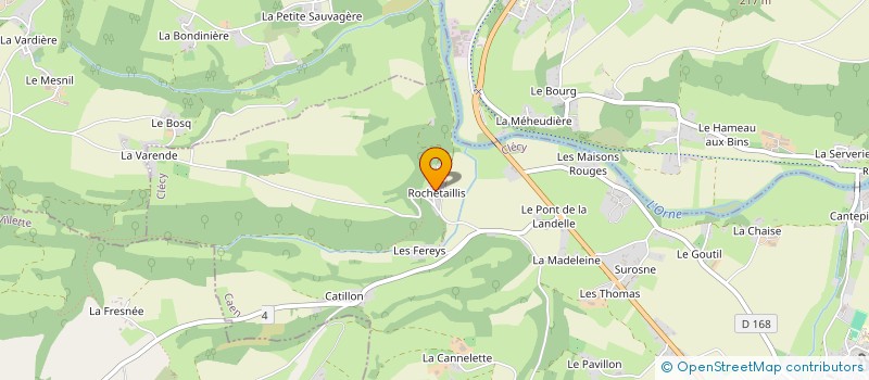 localisation de l'entreprise MONSIEUR JEAN-CHARLES PAYSANT à CLECY