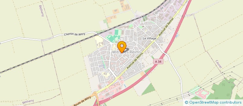 localisation de l'entreprise MONSIEUR JEAN-CHARLES PENTECOUTEAU  WITRY-LES-REIMS