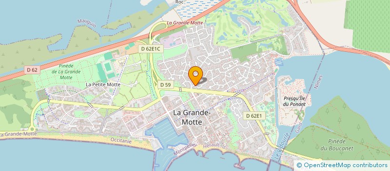 localisation de l'entreprise MONSIEUR JEAN-CHARLES PERAU  LA GRANDE-MOTTE