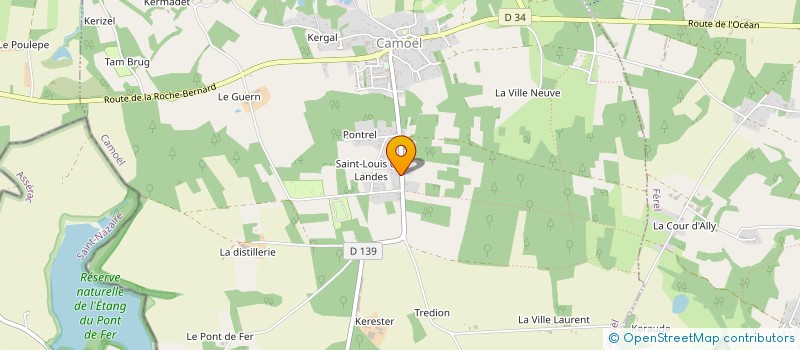 localisation de l'entreprise MONSIEUR JEAN CHARLES PERRAUD  CAMOEL