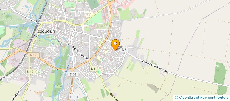 localisation de l'entreprise MONSIEUR JEAN-CHARLES PERREAU à ISSOUDUN