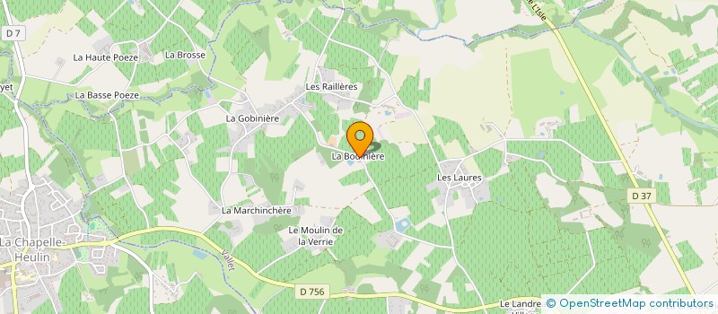 localisation de l'entreprise MONSIEUR JEAN-CHARLES PETITEAU à VALLET