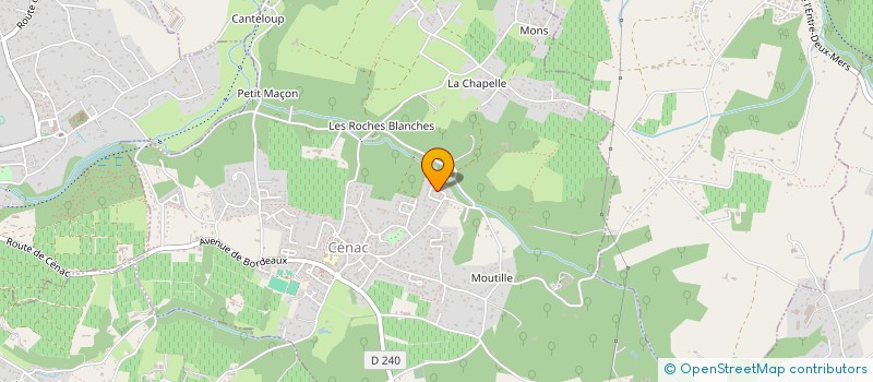 localisation de l'entreprise MONSIEUR JEAN-CHARLES PIERREZ  CENAC