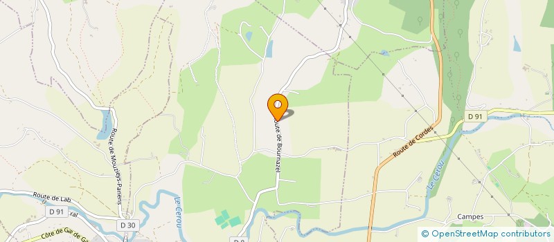 localisation de l'entreprise MONSIEUR JEAN-CHARLES PIRSON  CORDES-SUR-CIEL