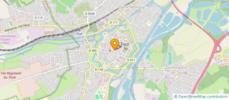 localisation de l'entreprise MONSIEUR JEAN-CHARLES PITOCCO  TOUL