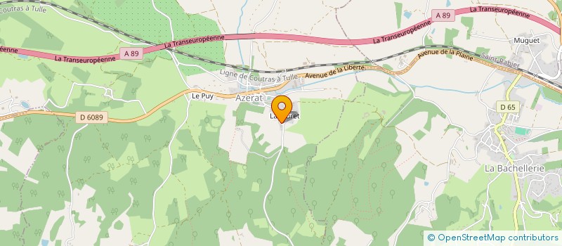 localisation de l'entreprise MONSIEUR JEAN-CHARLES POIRRIER  AZERAT