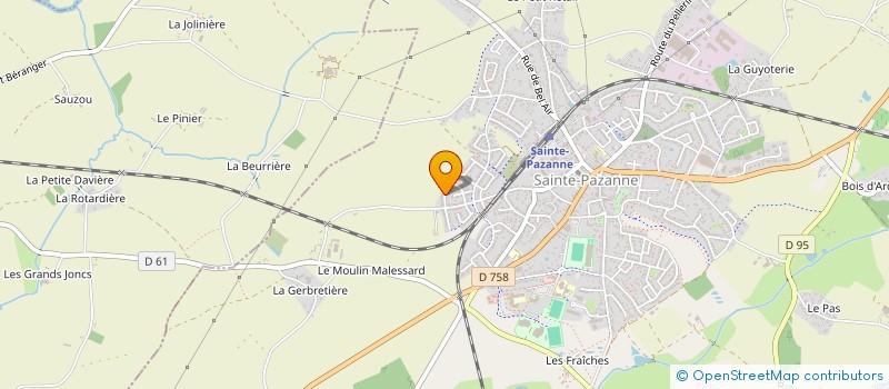 localisation de l'entreprise MONSIEUR JEAN-CHARLES PRIN à SAINTE-PAZANNE