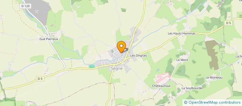 localisation de l'entreprise MONSIEUR JEAN CHARLES PROVOST  SEGRIE