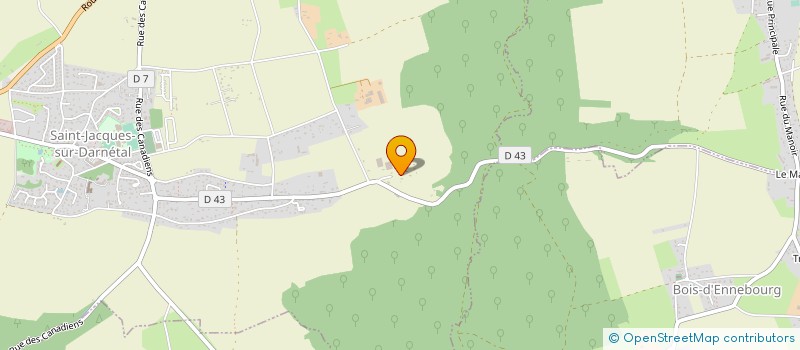 localisation de l'entreprise MONSIEUR JEAN-CHARLES QUIBEUF  SAINT-JACQUES-SUR-DARNETAL