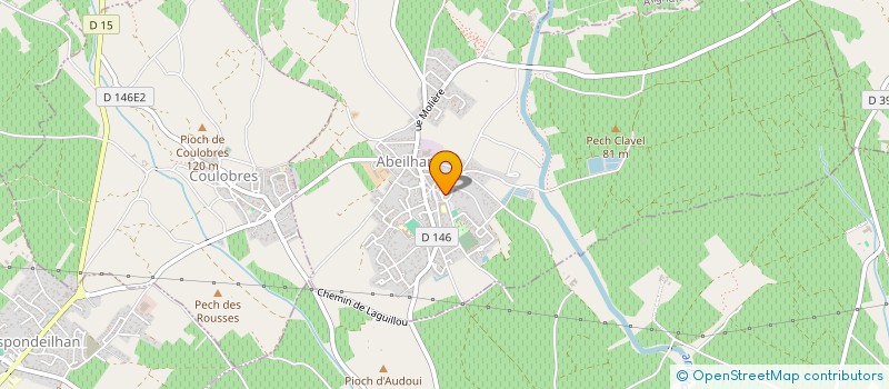 localisation de l'entreprise MONSIEUR JEAN-CHARLES RICARD  ABEILHAN