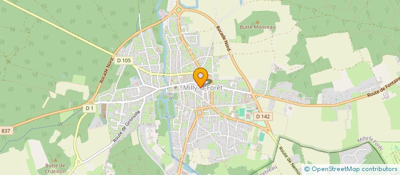 localisation de l'entreprise MONSIEUR JEAN-CHARLES RICAUD  MOIGNY-SUR-ECOLE