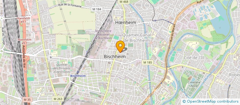 localisation de l'entreprise MONSIEUR JEAN-CHARLES RIERA  BISCHHEIM