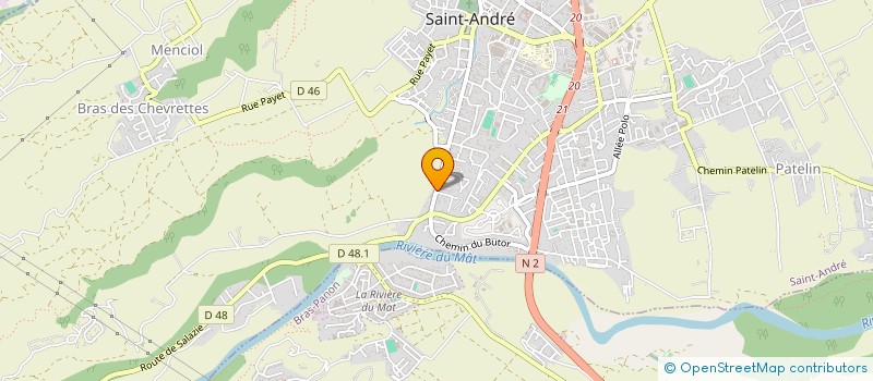 localisation de l'entreprise MONSIEUR JEAN CHARLES RIVET à SAINT-ANDRE