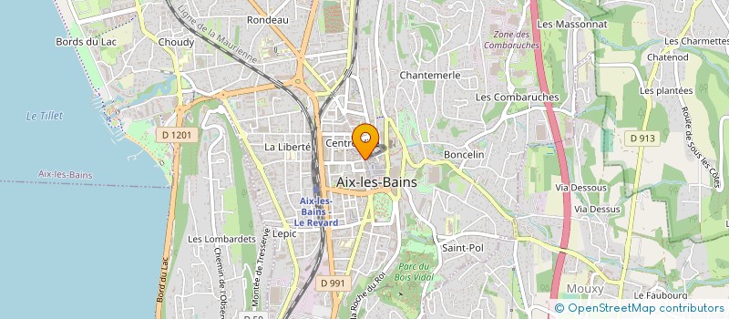 localisation de l'entreprise MONSIEUR JEAN CHARLES ROBINEAU  AIX-LES-BAINS