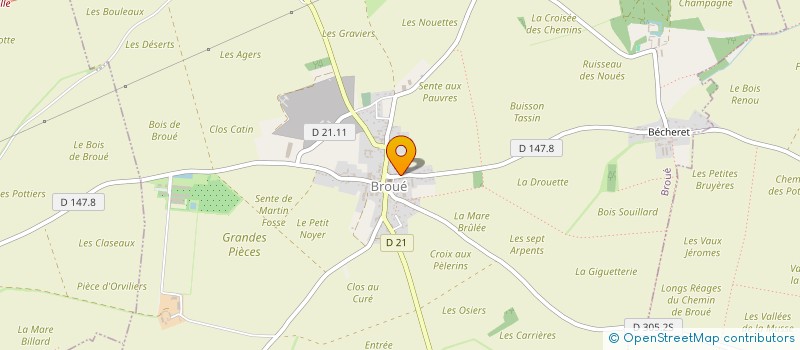localisation de l'entreprise MONSIEUR JEAN-CHARLES ROCHER à BROUE