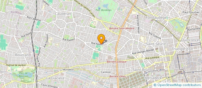 localisation de l'entreprise MONSIEUR JEAN-CHARLES ROSE  BORDEAUX