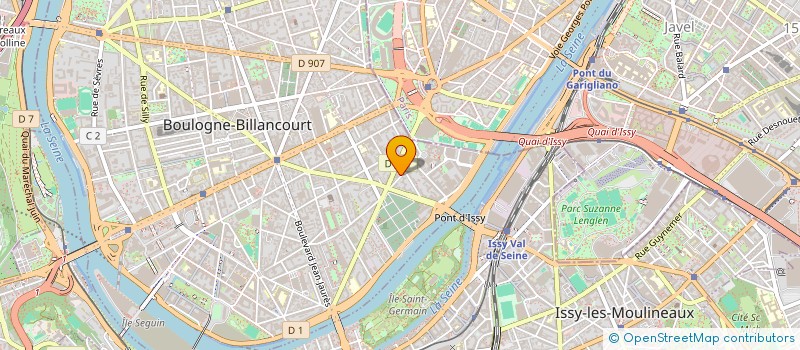 localisation de l'entreprise MONSIEUR JEAN-CHARLES SACLEUX à BOULOGNE-BILLANCOURT