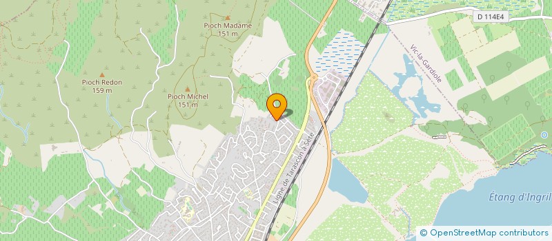 localisation de l'entreprise MONSIEUR JEAN-CHARLES SANCHEZ à FRONTIGNAN