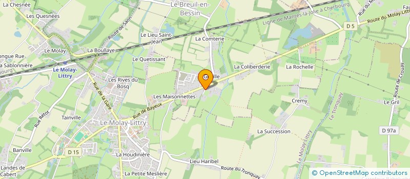 localisation de l'entreprise MONSIEUR JEAN-CHARLES SAVARY  LE BREUIL-EN-BESSIN