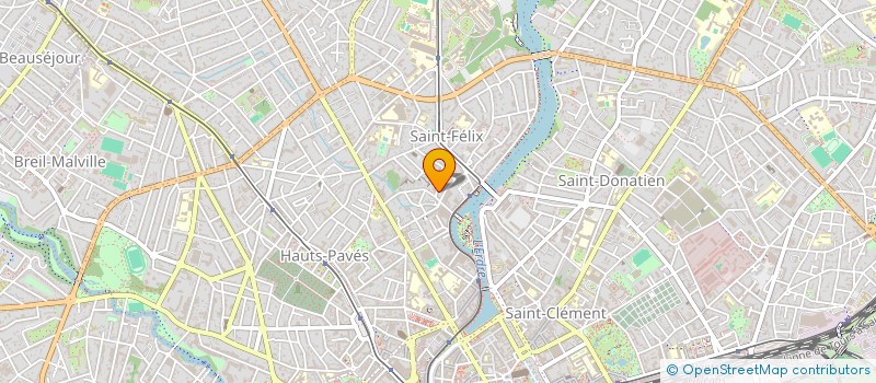 localisation de l'entreprise MONSIEUR JEAN-CHARLES SEBILLE  NANTES