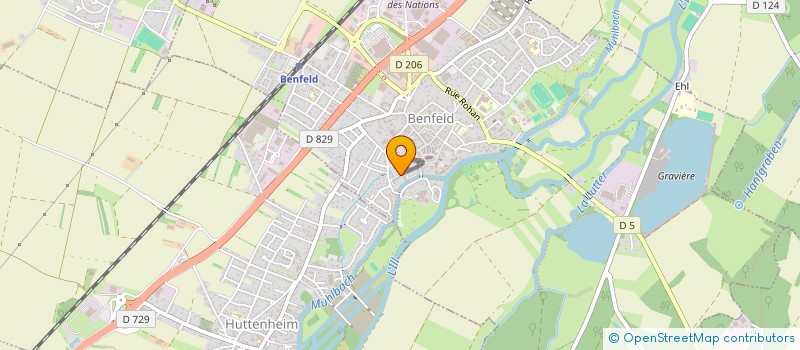 localisation de l'entreprise MONSIEUR JEAN CHARLES SIMON  BENFELD