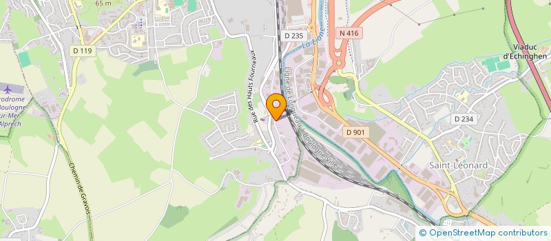 localisation de l'entreprise MONSIEUR JEAN-CHARLES STUBERT  OUTREAU