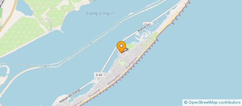 localisation de l'entreprise MONSIEUR JEAN-CHARLES SURUGUE  FRONTIGNAN