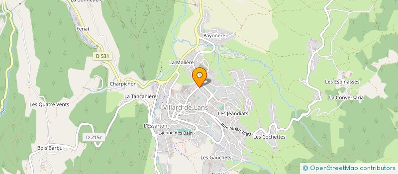 localisation de l'entreprise MONSIEUR JEAN-CHARLES TABITA  VILLARD-DE-LANS