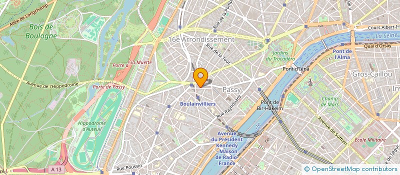 localisation de l'entreprise MONSIEUR JEAN-CHARLES TOESCA à PARIS